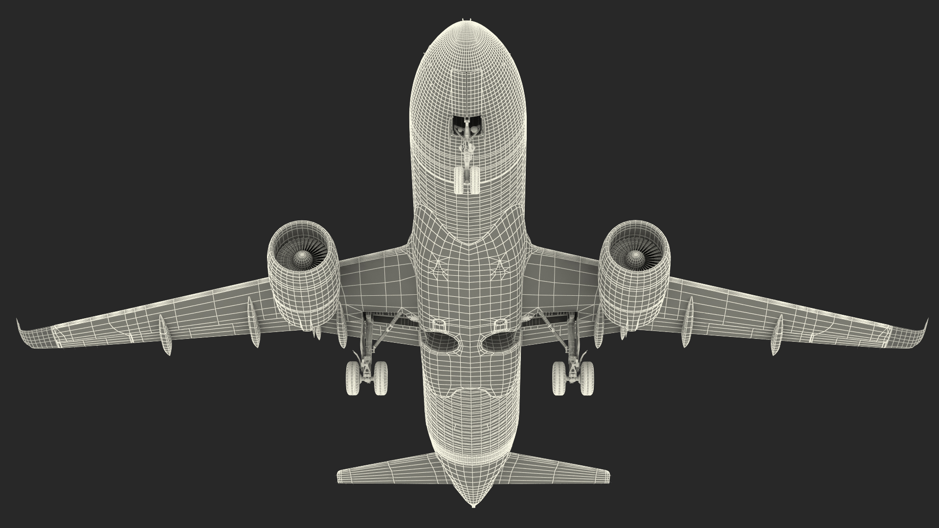 3D Airbus A220 100 Delta Detailed Interior Rigged