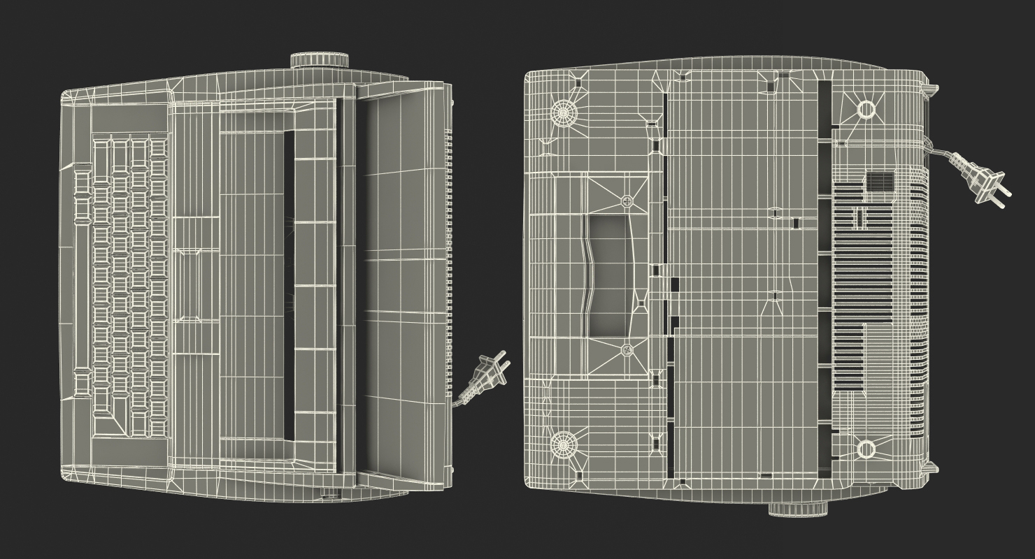 Electronic Typewriter Generic 3D model