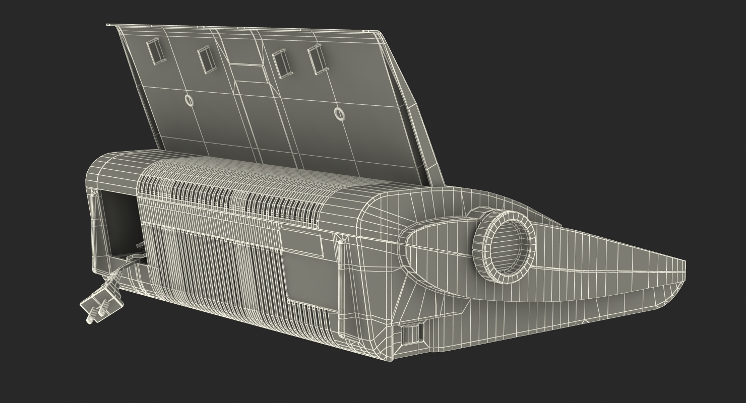 Electronic Typewriter Generic 3D model