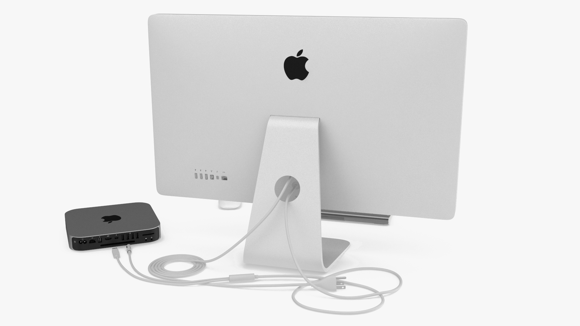 3D Mac Mini with Monitor