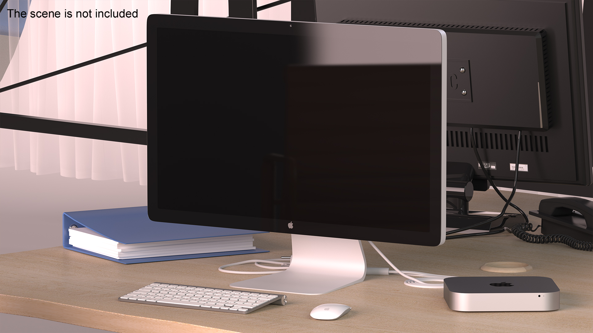 3D Mac Mini with Monitor