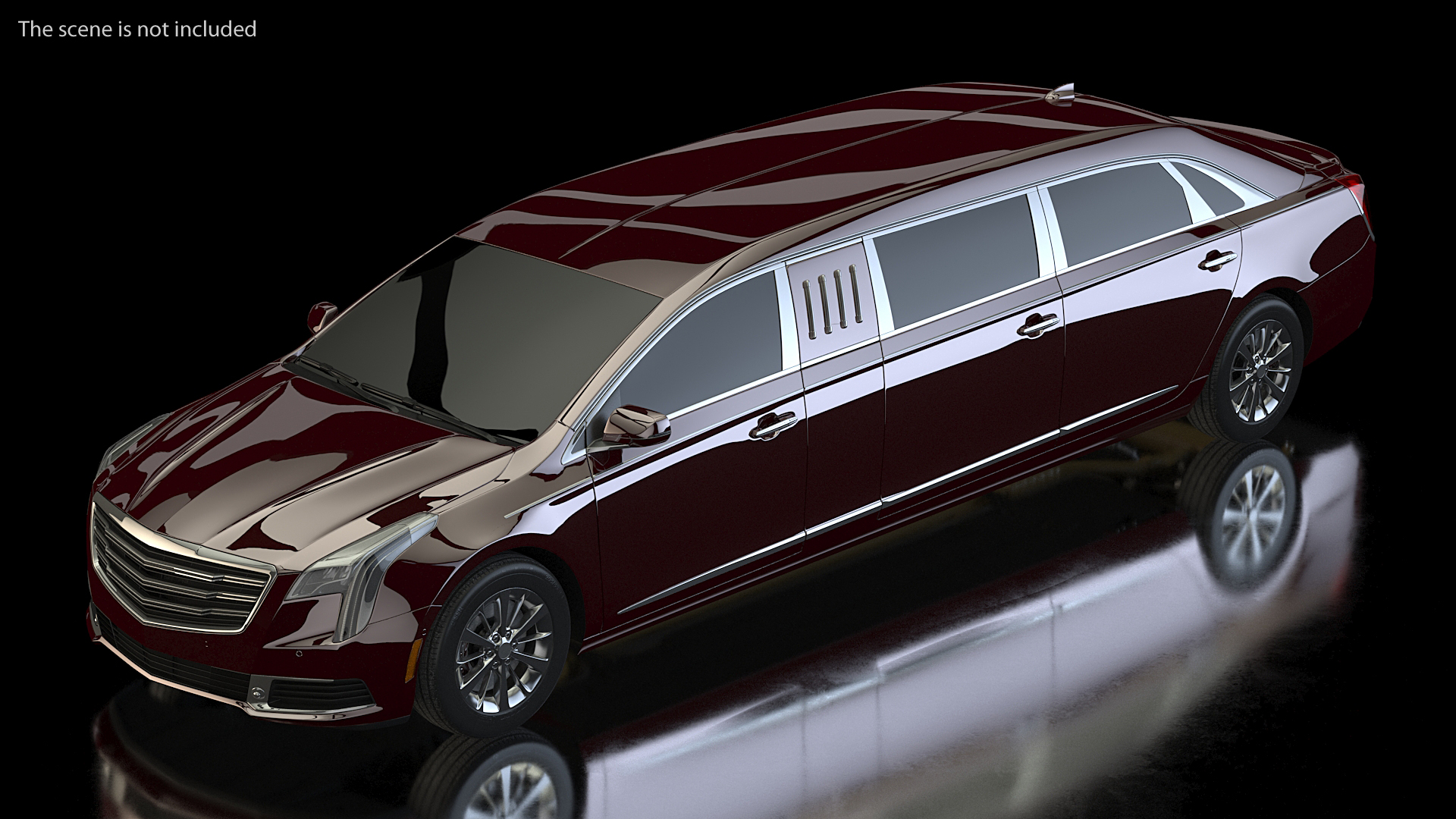 Six Door Limousine Generic Simple Interior 3D