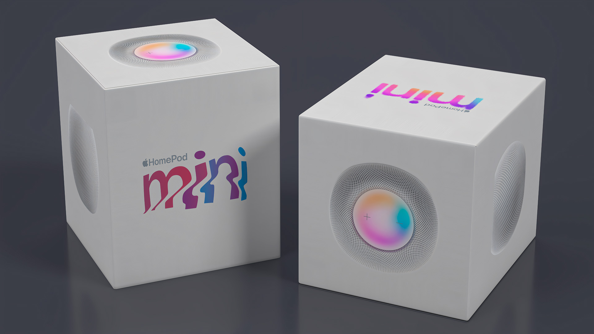 3D Apple HomePod Mini Packaging model