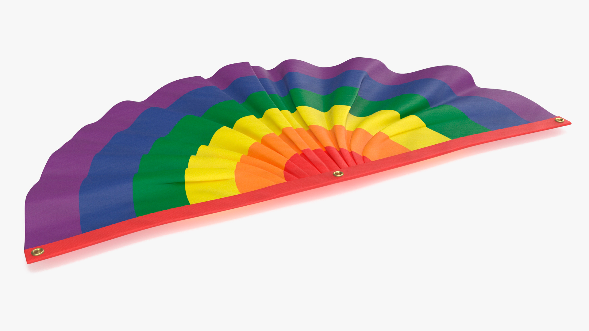 3D Rainbow Pride Bunting Flag