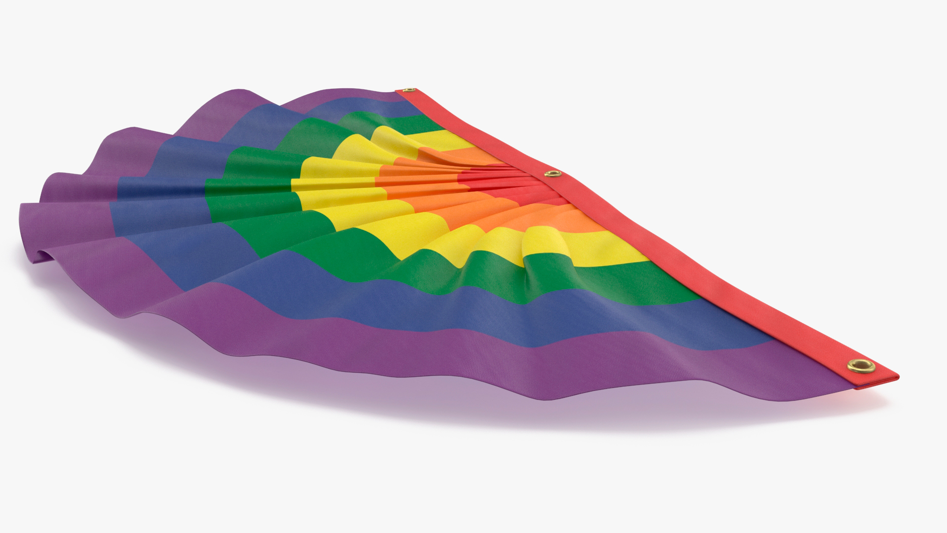 3D Rainbow Pride Bunting Flag