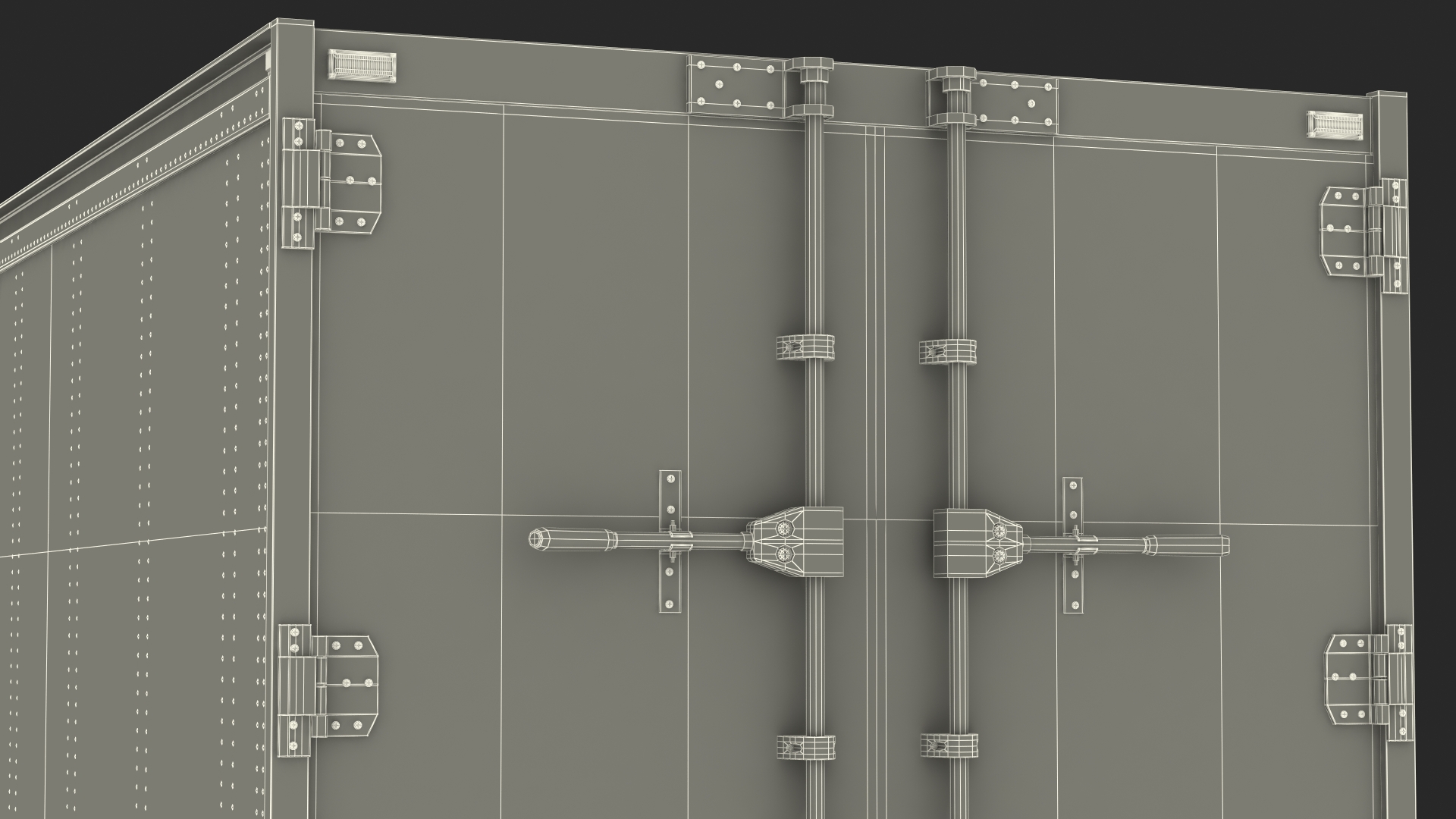 Kenworth Truck With Semi Trailer 3D