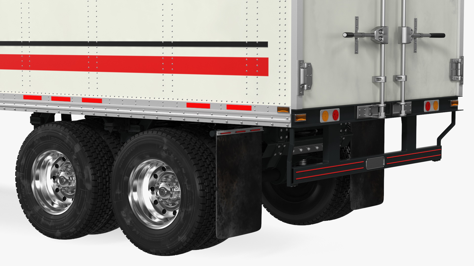 Kenworth Truck With Semi Trailer 3D