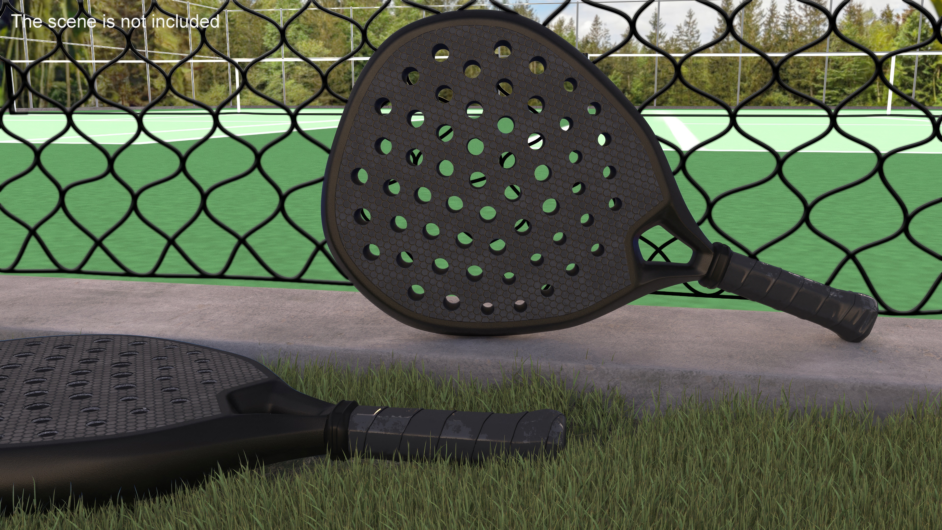 Padel Tennis Racket 3D model