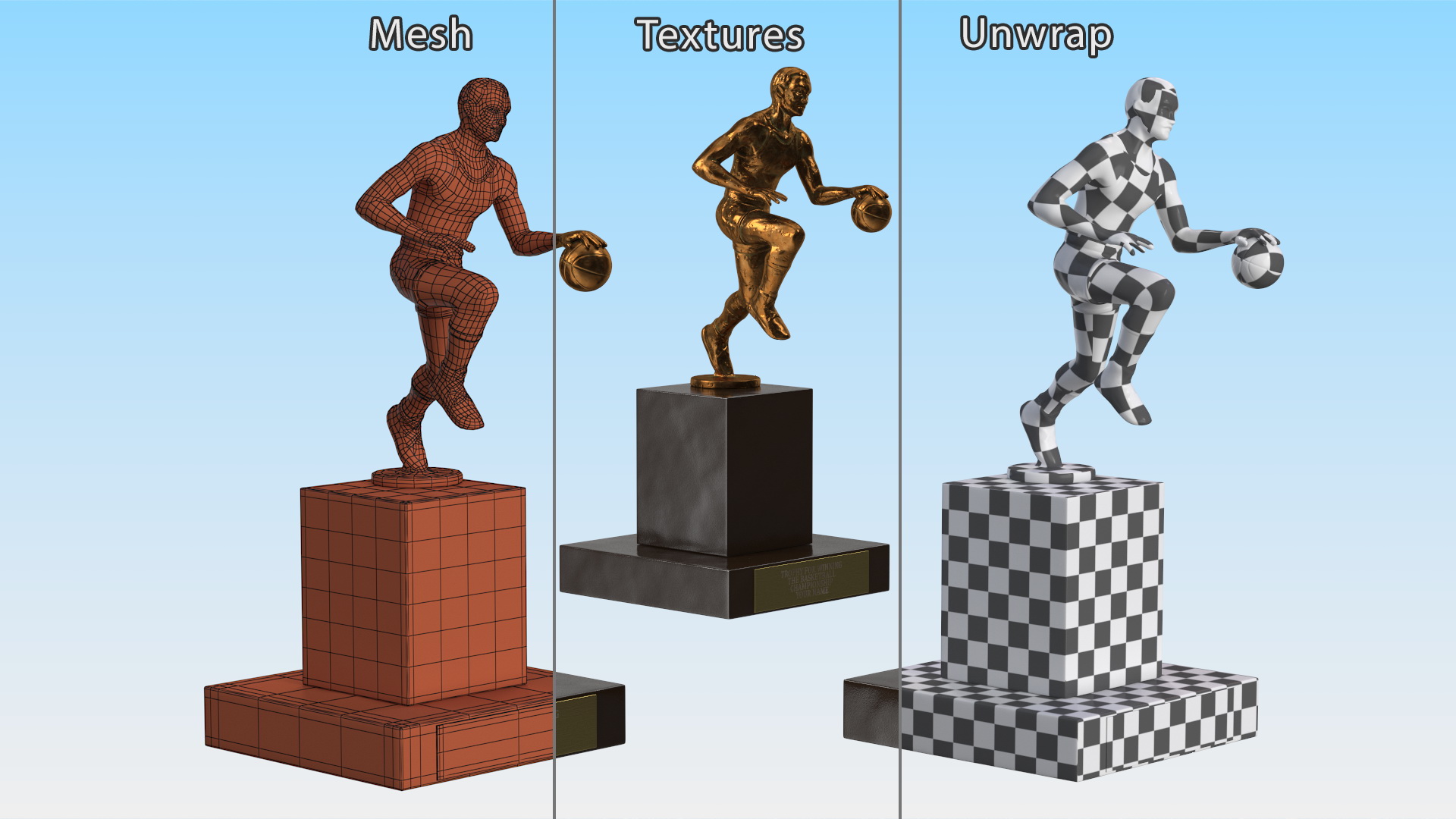 3D Basketball Best Player Award model