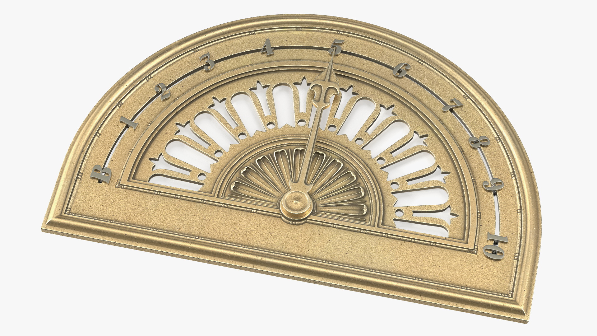 3D model Elevator Floor Indicator Brass