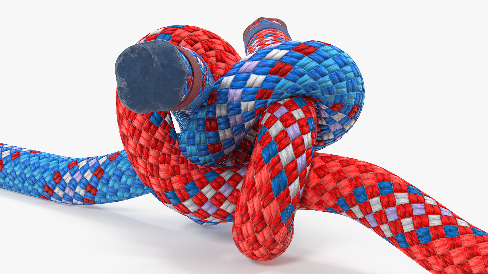 3D model Colored Carrick Bend Knot