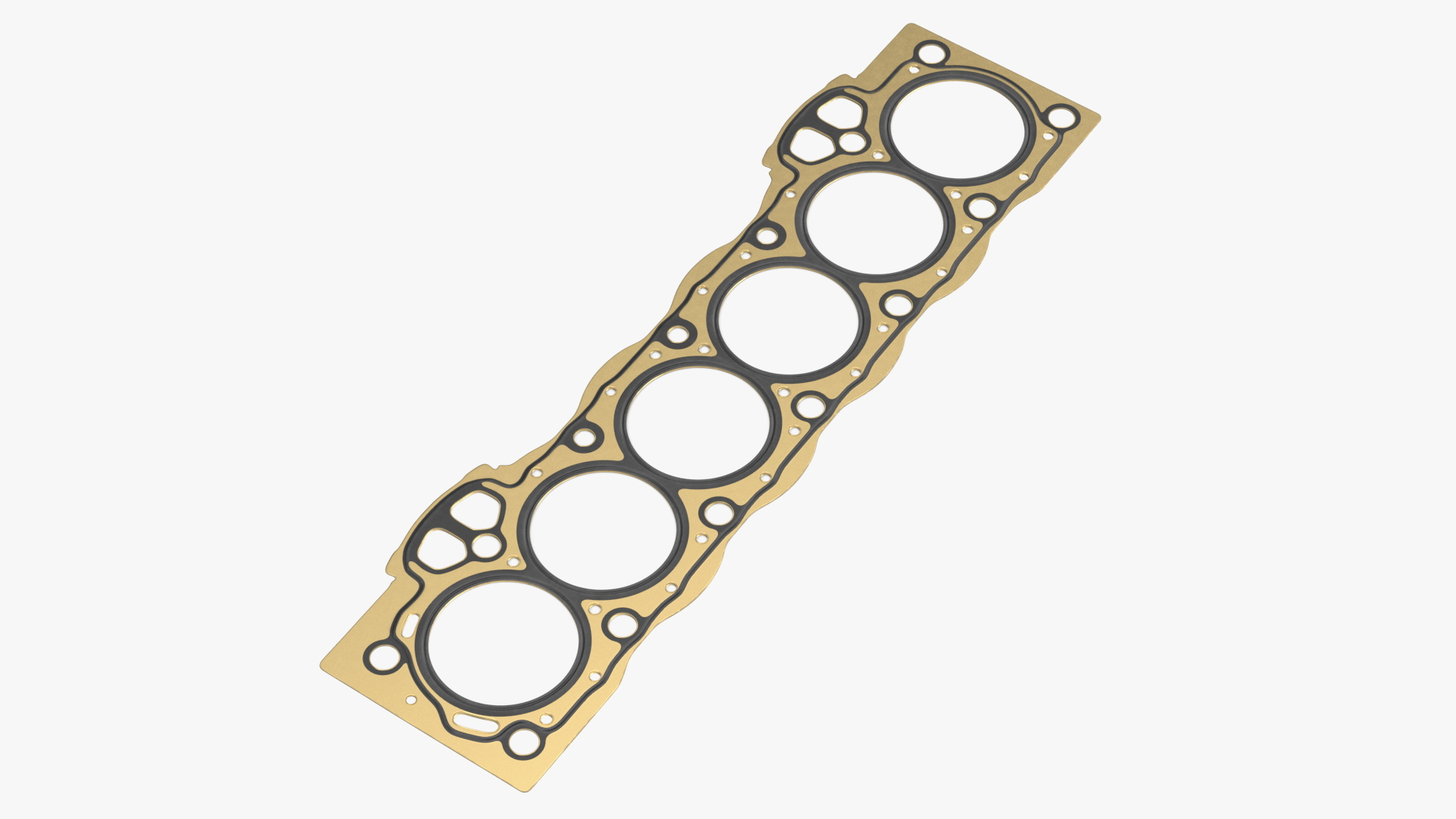 3D Head Gasket 6 Cylinder 1GFE Brass model