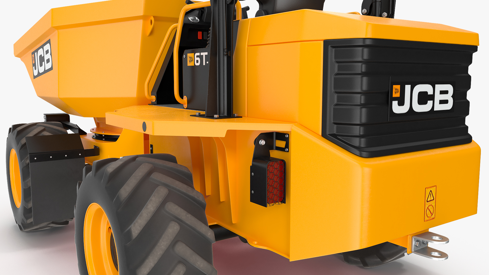 3D model JCB 6T-1 Site Dumper