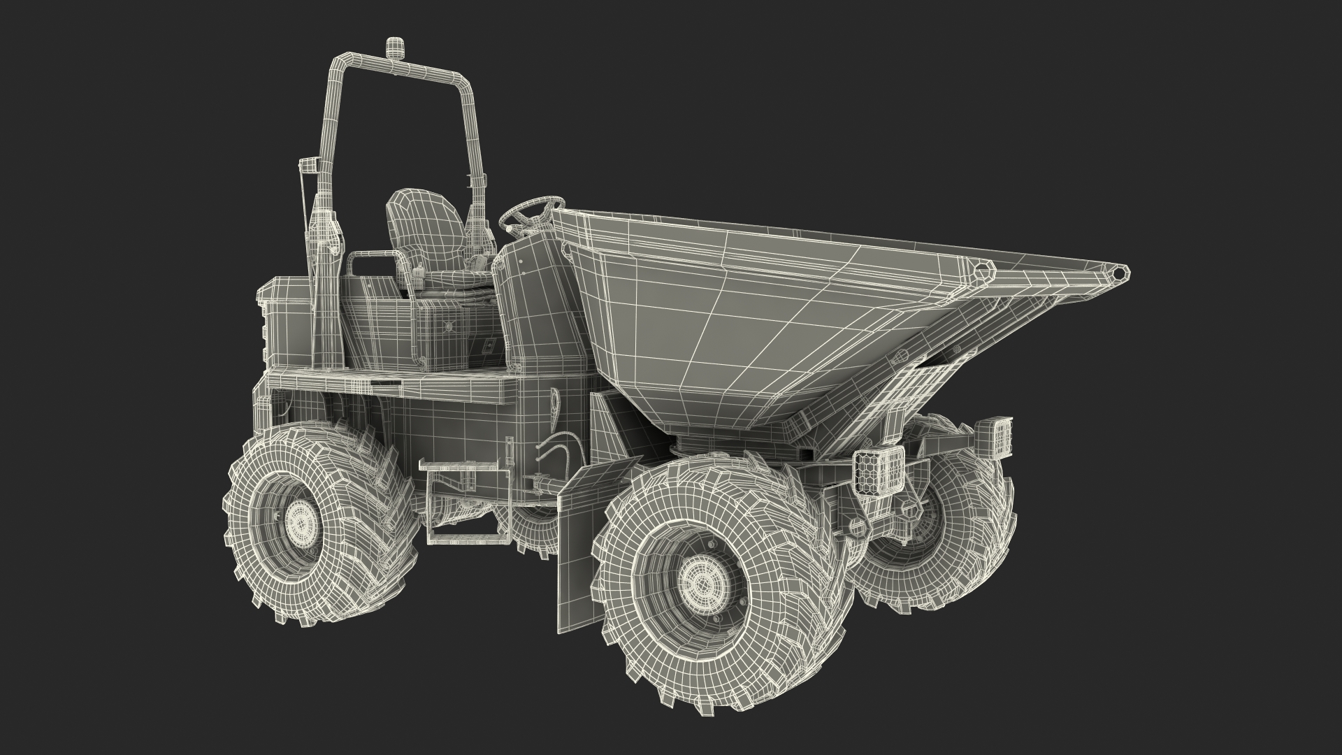 3D model JCB 6T-1 Site Dumper