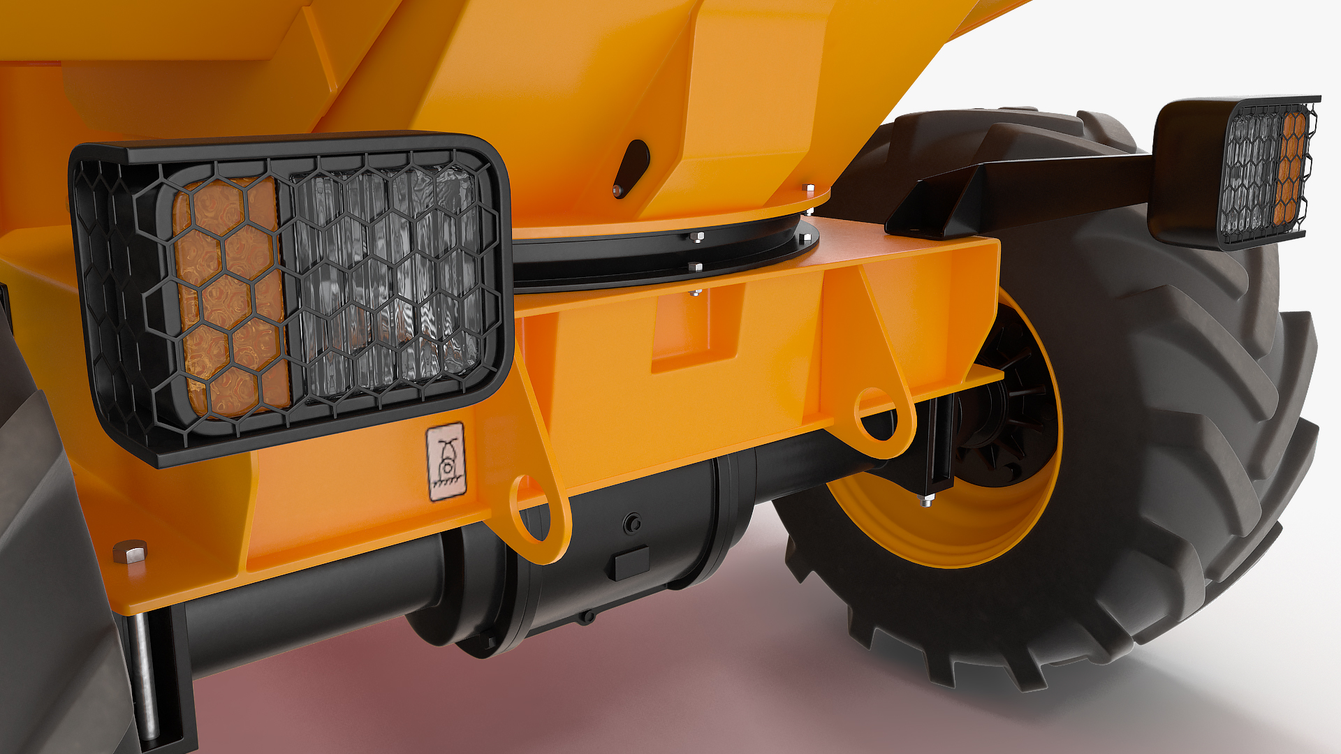 3D model JCB 6T-1 Site Dumper