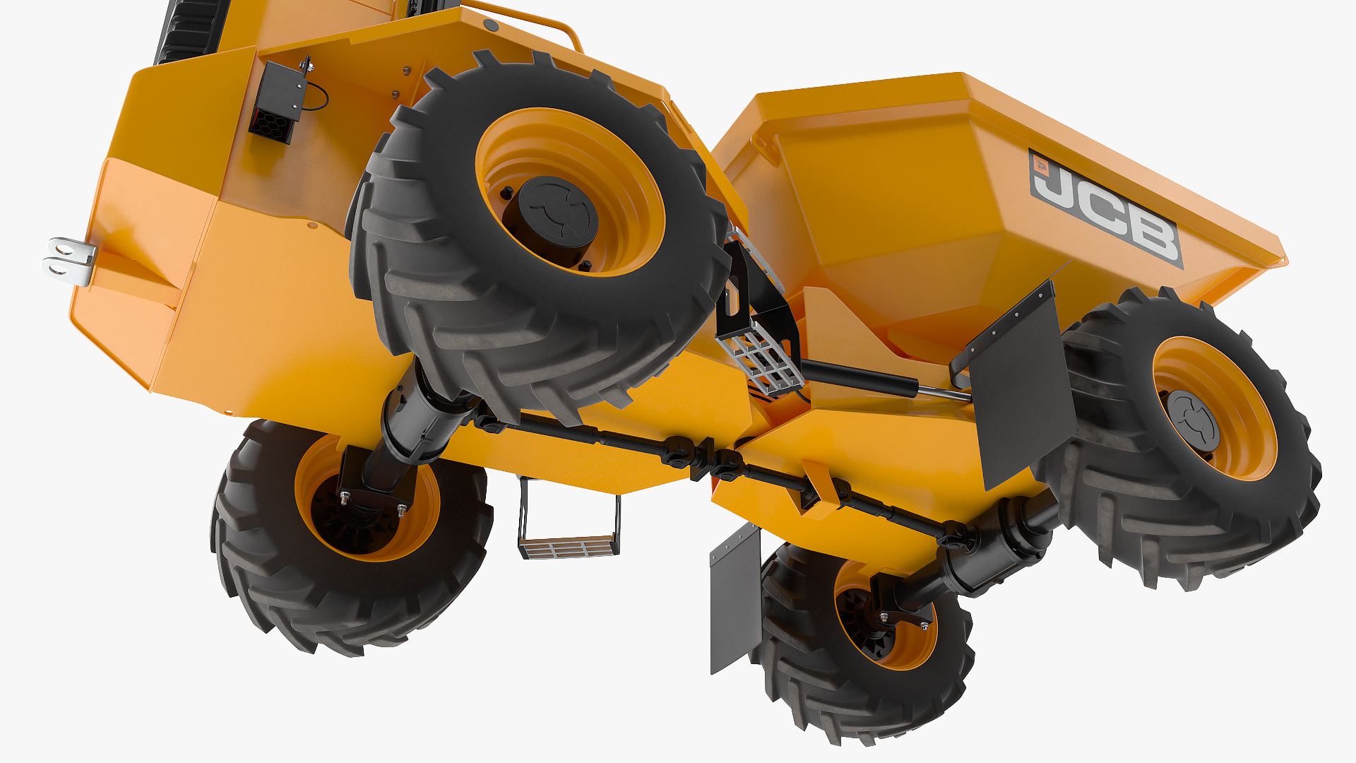 3D model JCB 6T-1 Site Dumper