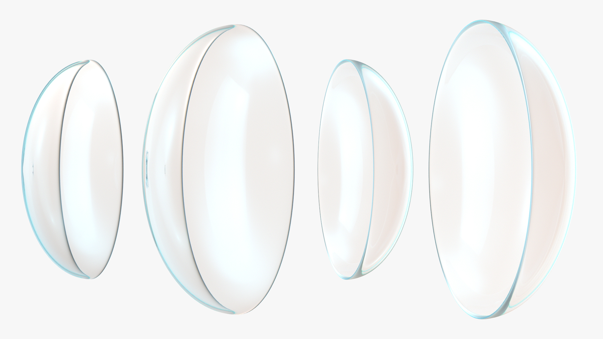 3D model Clear Contact Lenses