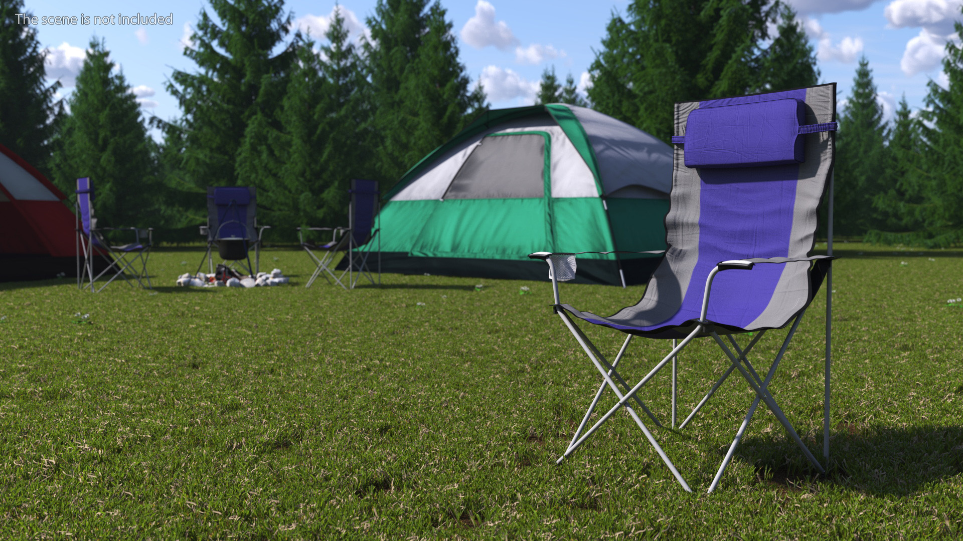 3D Folding Camping Chair