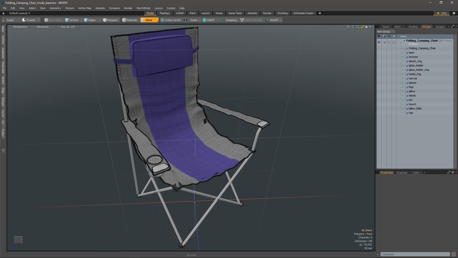 3D Folding Camping Chair