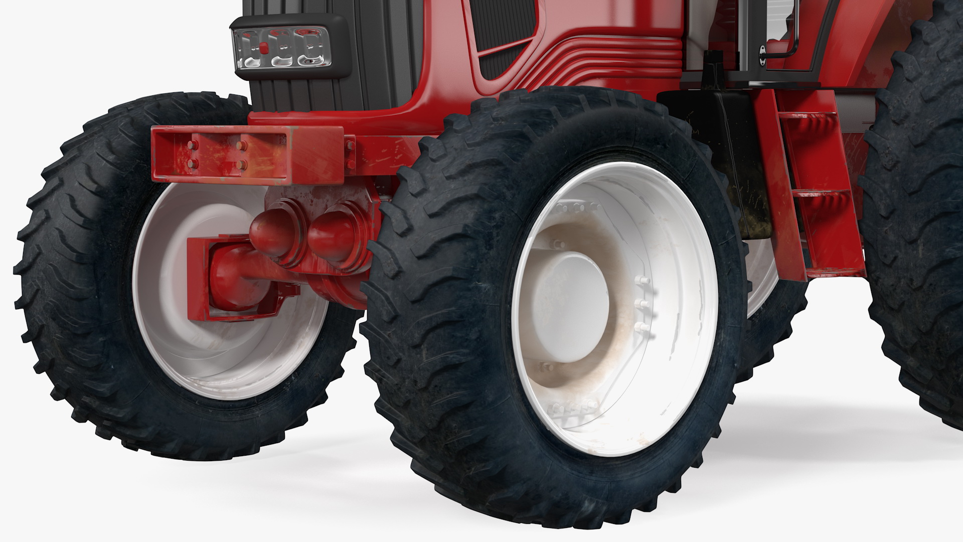 Tractor Generic Red 3D model