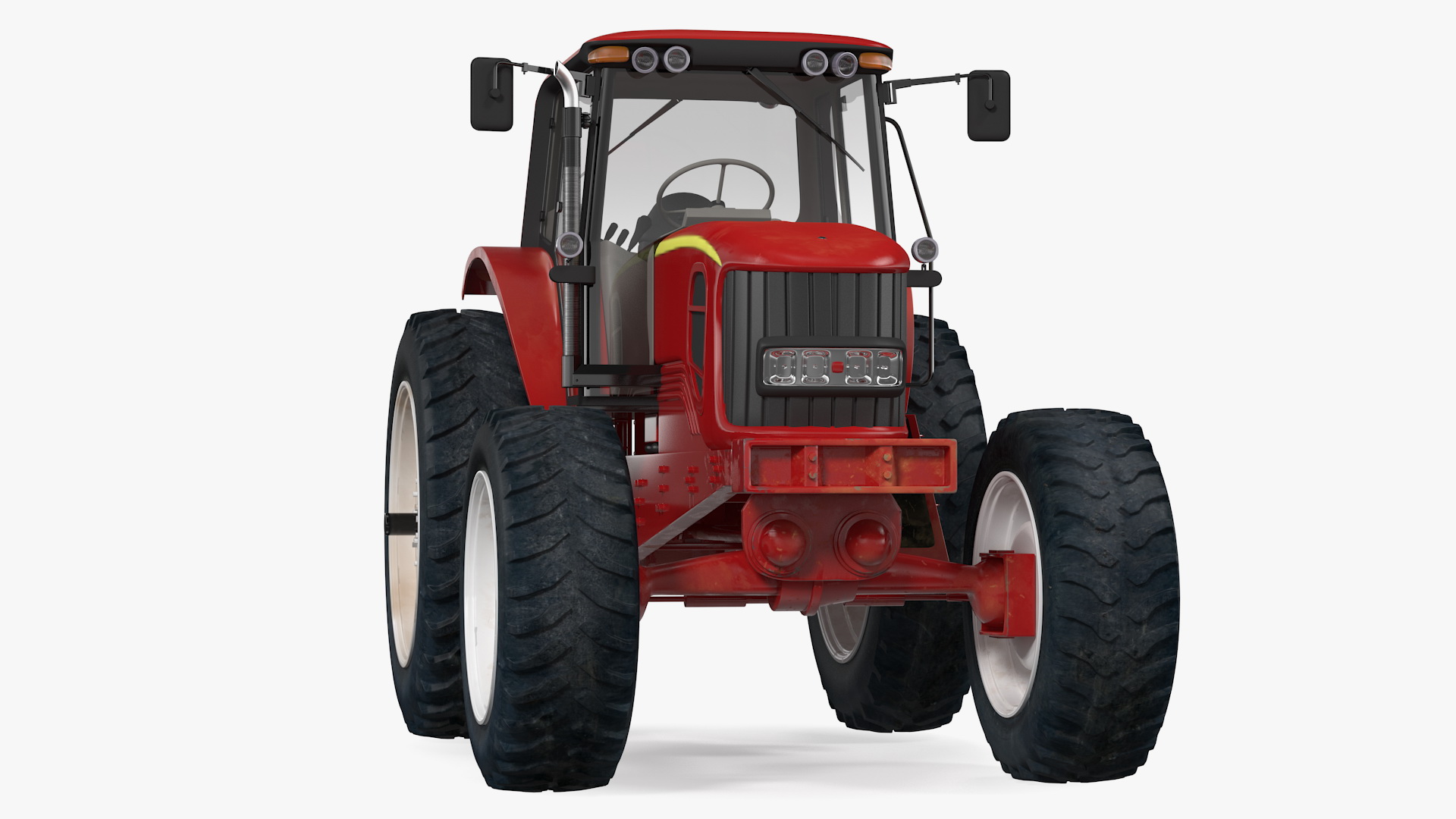 Tractor Generic Red 3D model