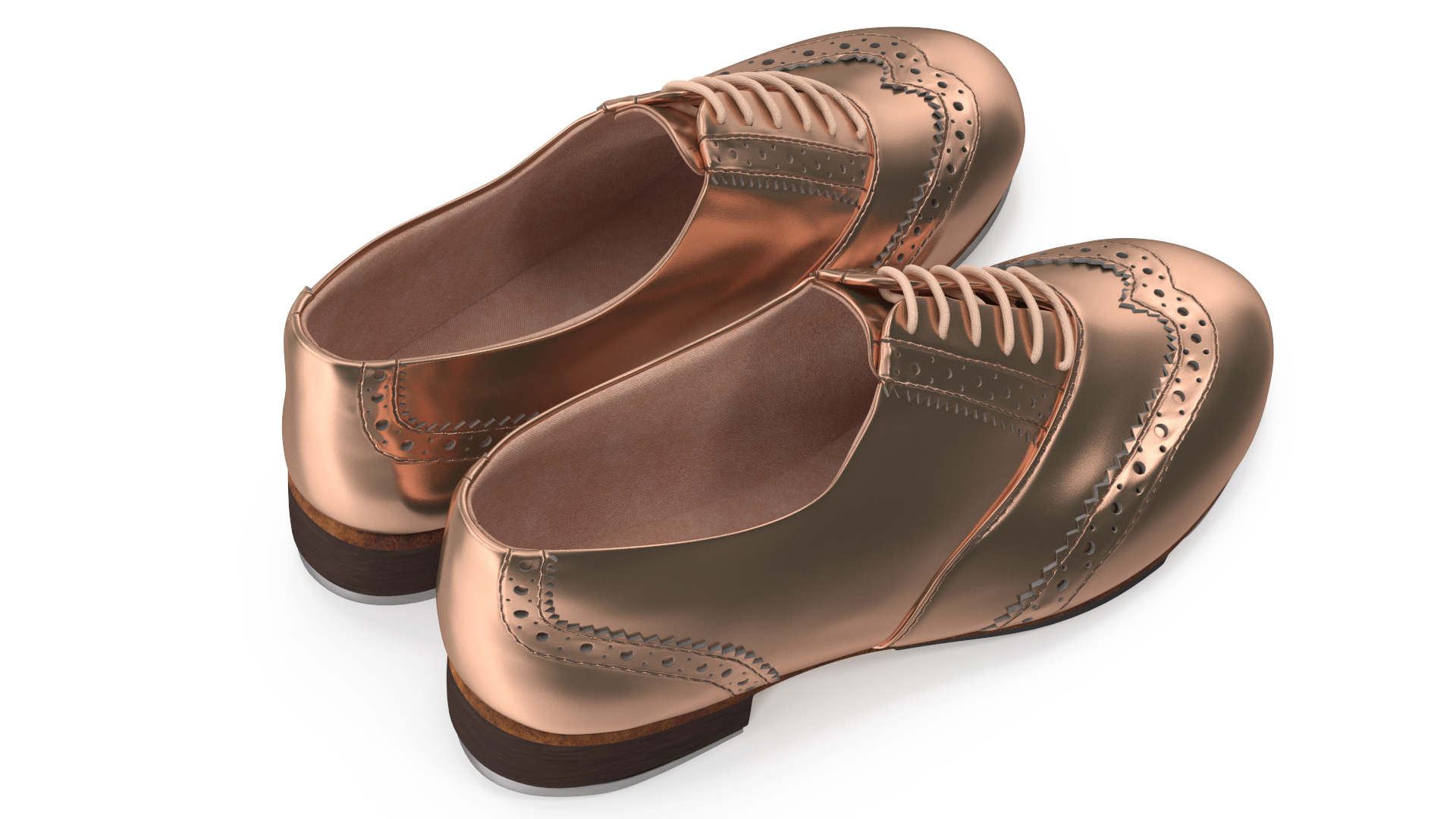 Gold Tap Shoes 3D model