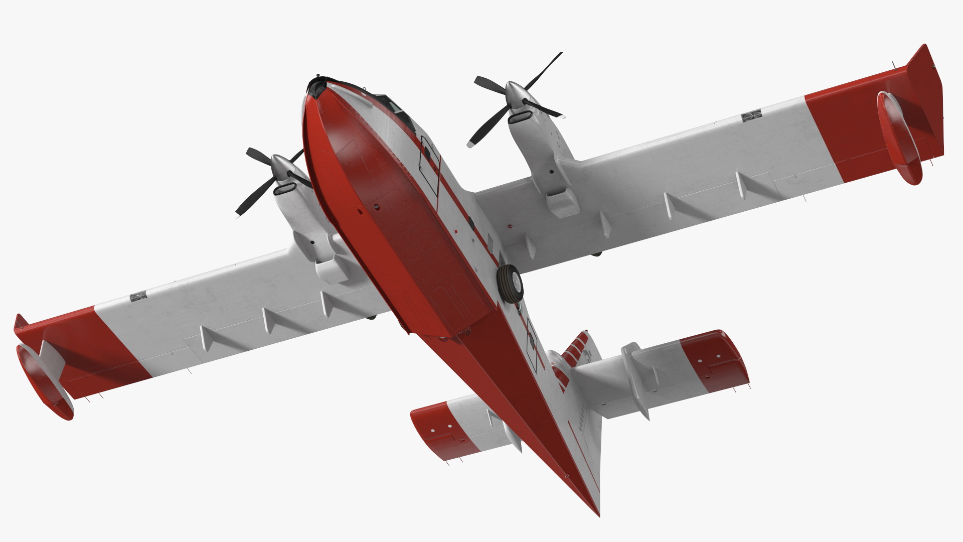 3D Amphibious Aircraft Flight