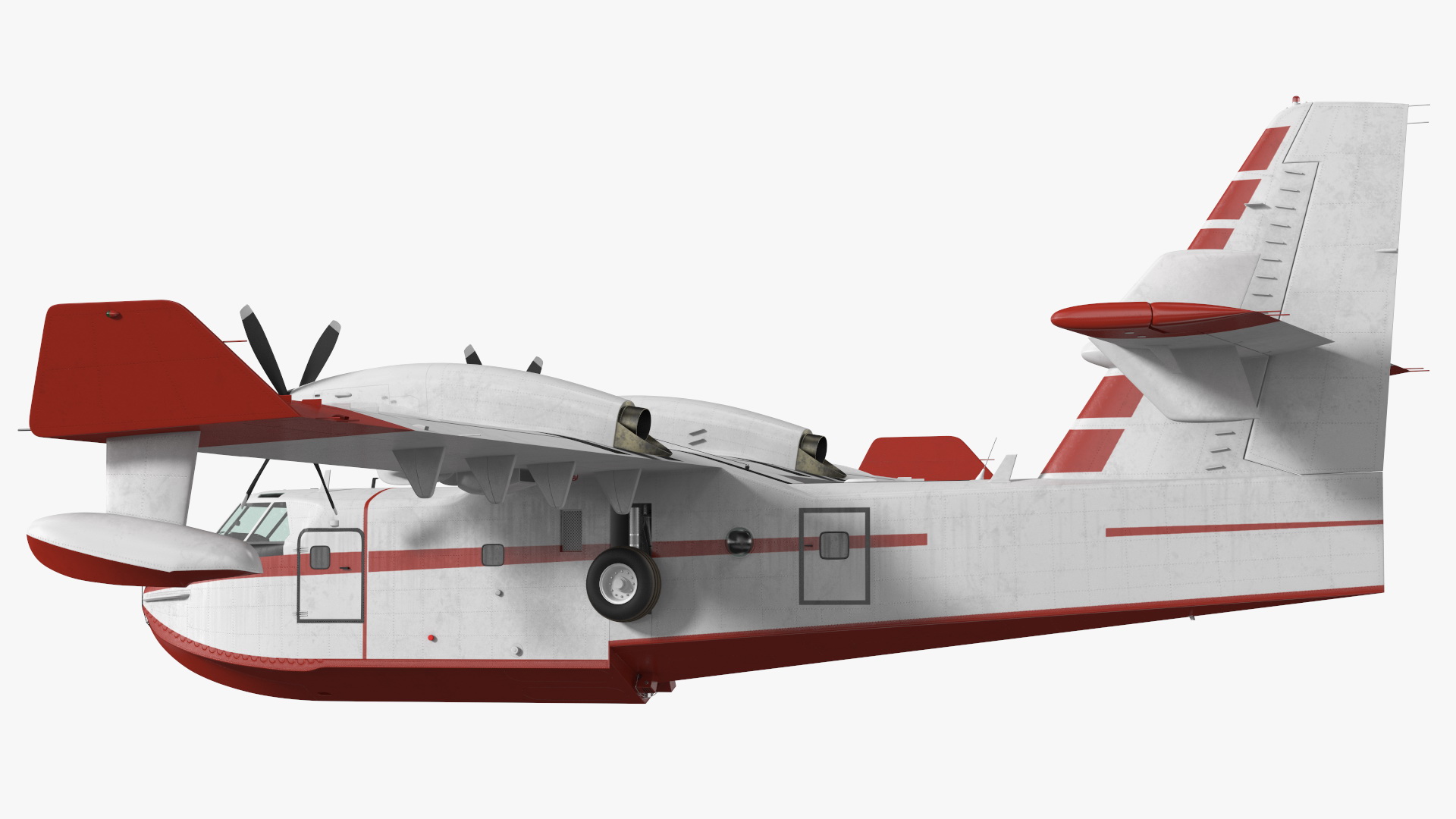 3D Amphibious Aircraft Flight