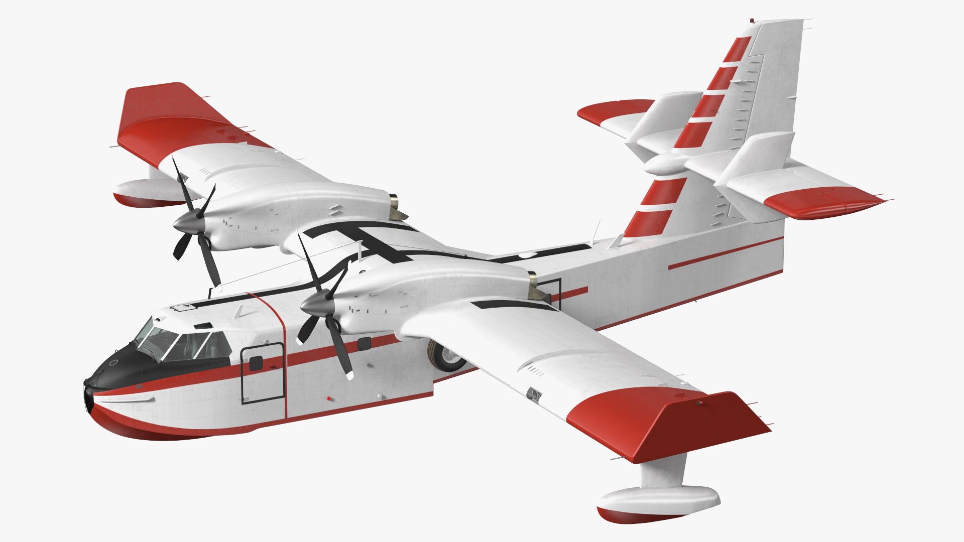 3D Amphibious Aircraft Flight