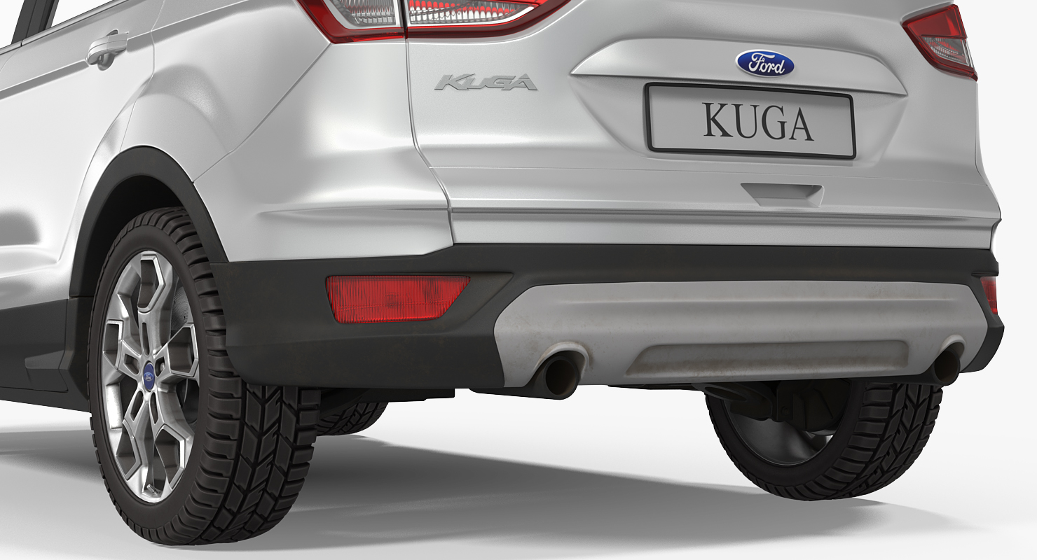 3D Ford Kuga FWD 2016 model