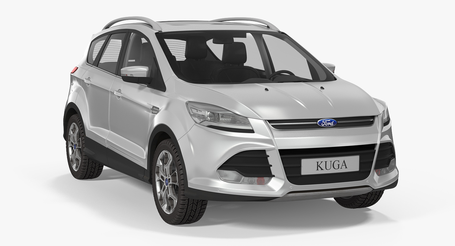 3D Ford Kuga FWD 2016 model