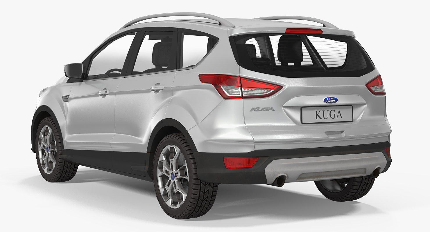 3D Ford Kuga FWD 2016 model