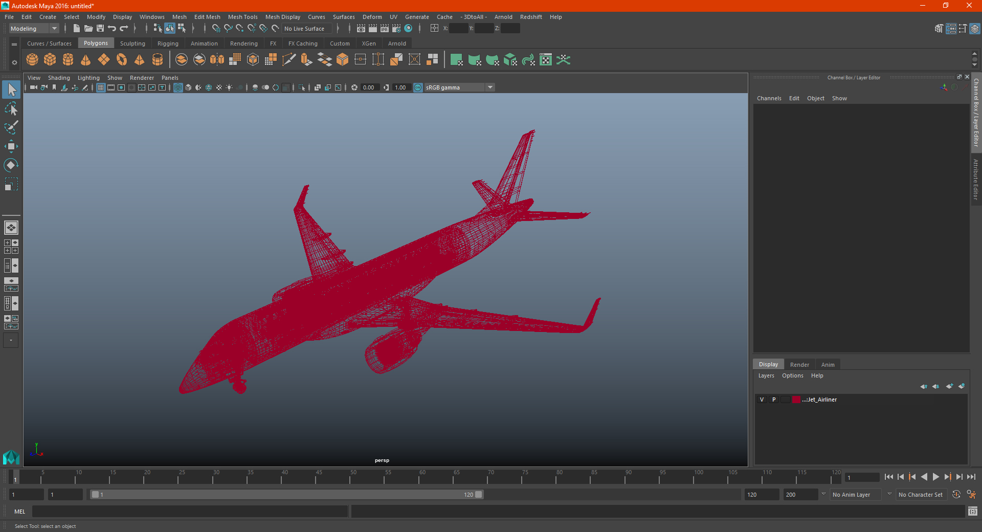 Jet Airliner 3D