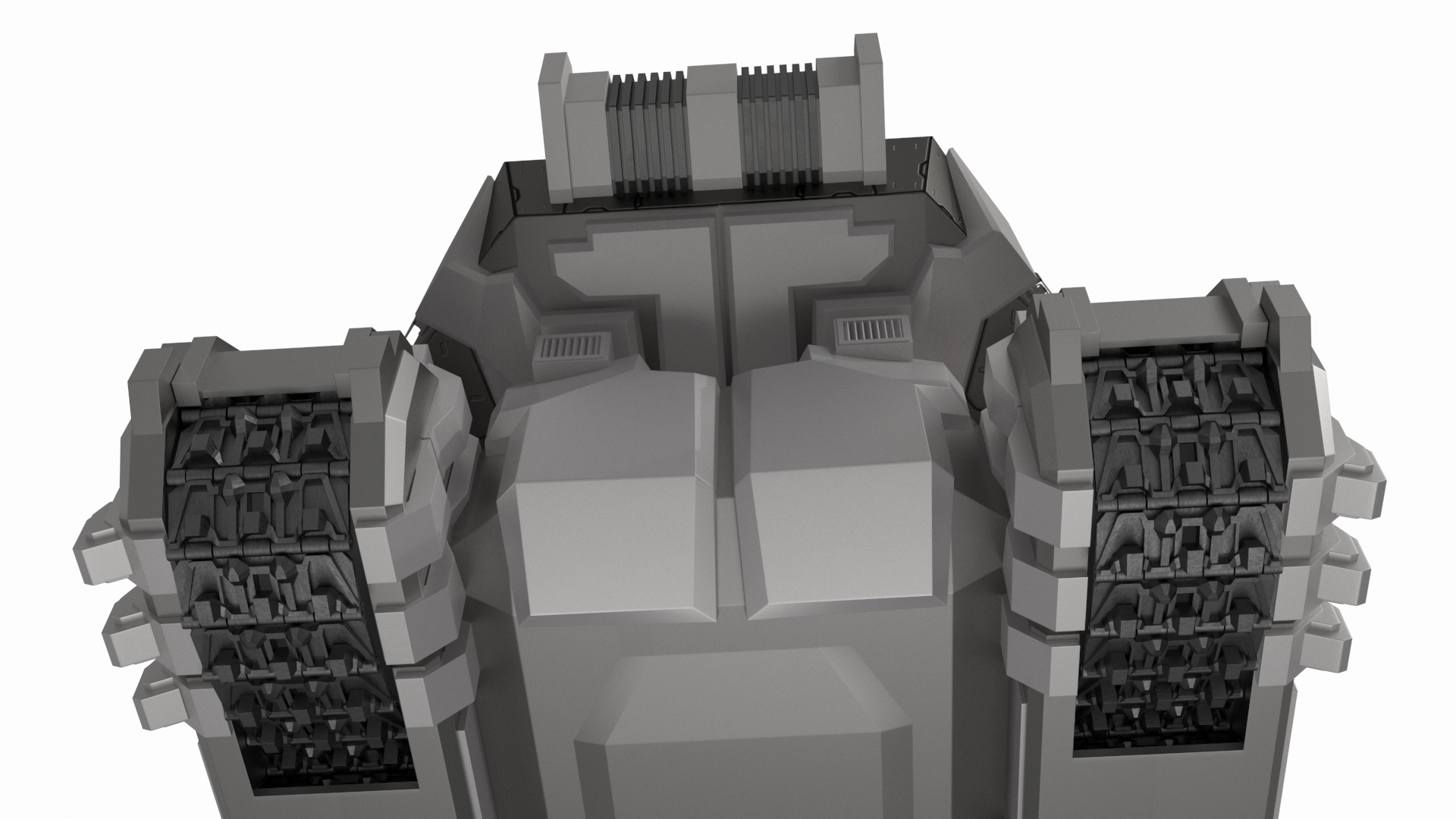 3D Fantastic Heavy Tank White