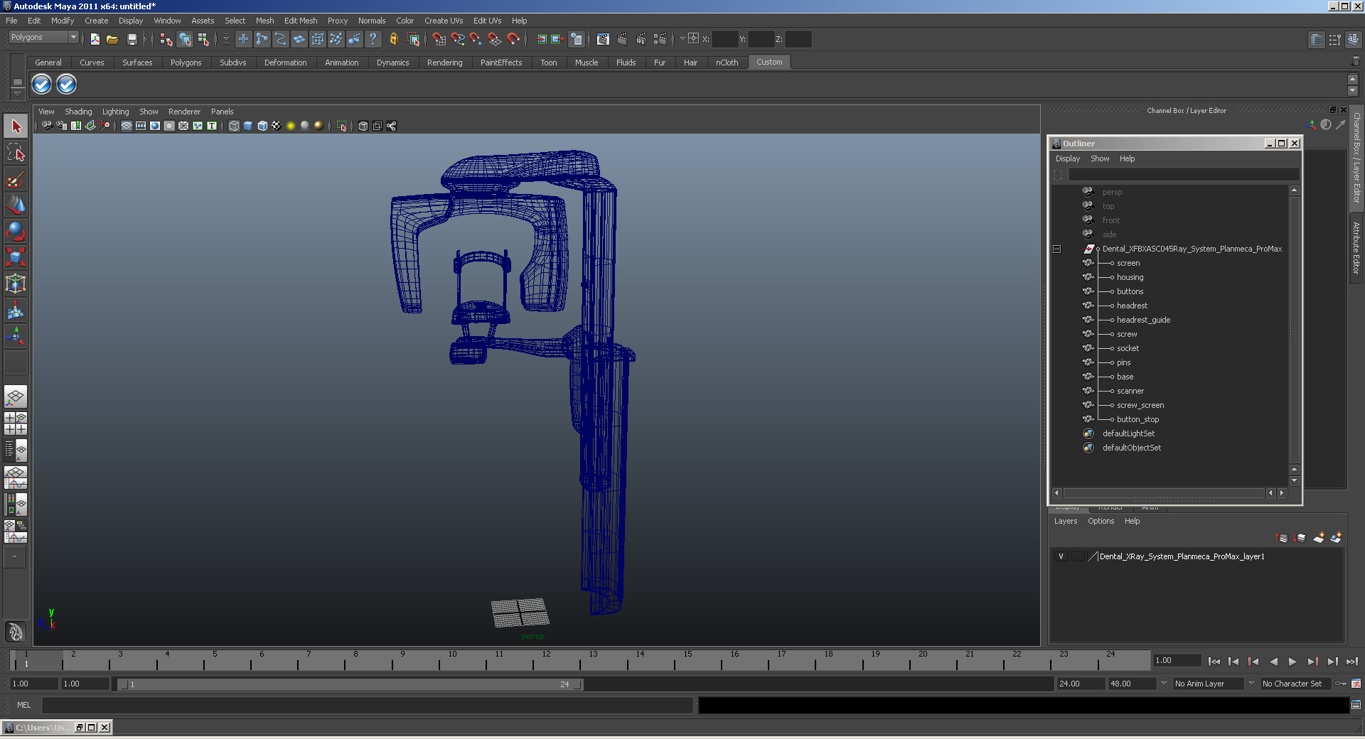 3D model Dental X Ray System Planmeca ProMax