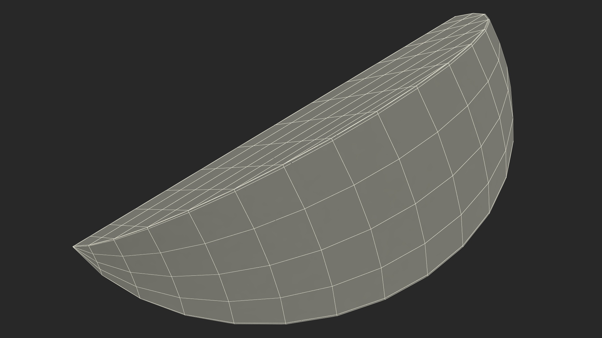 3D model Half Kiwi Slices Fur