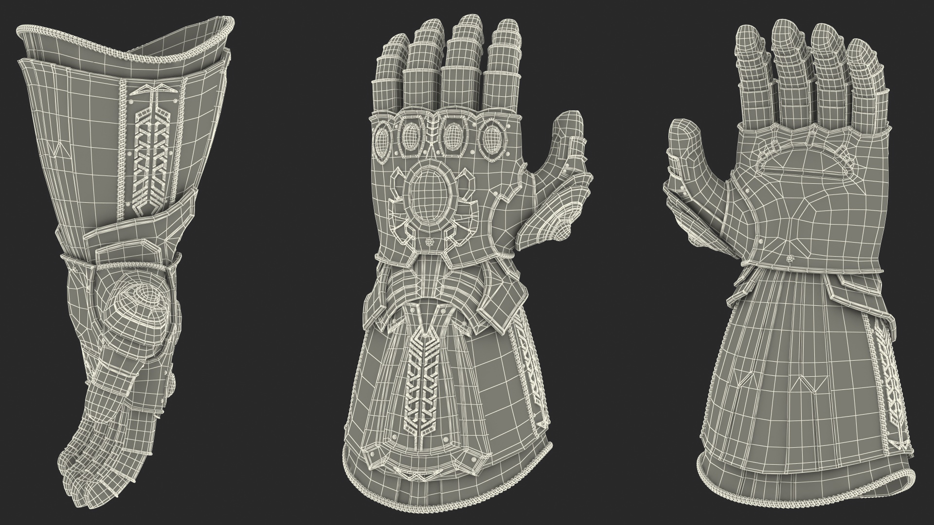 Infinity Gauntlet Glow 3D