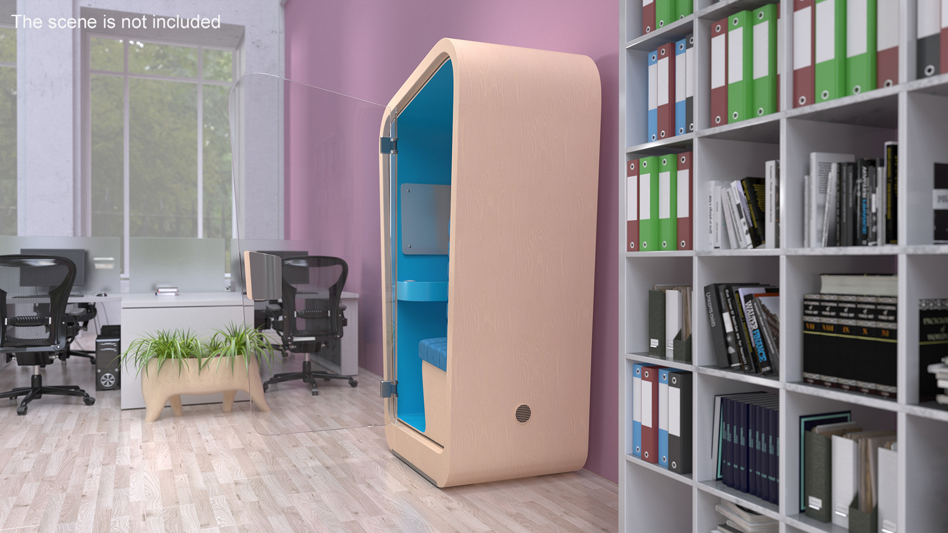 3D Conversation Booth model