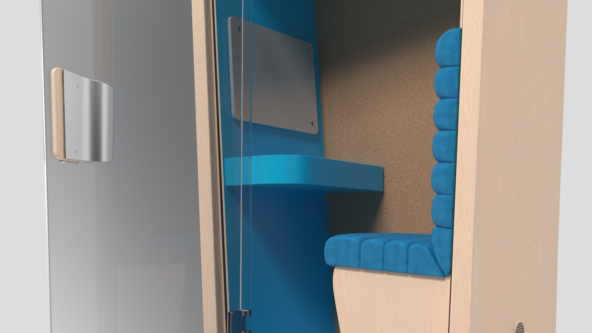 3D Conversation Booth model