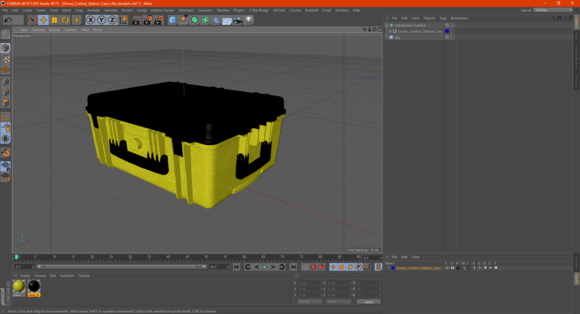 3D Drone Control Station Case