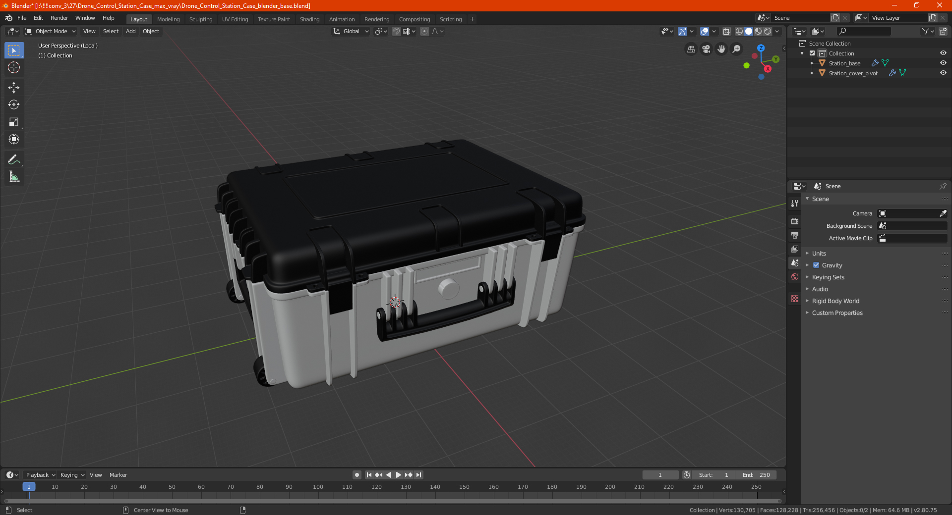 3D Drone Control Station Case