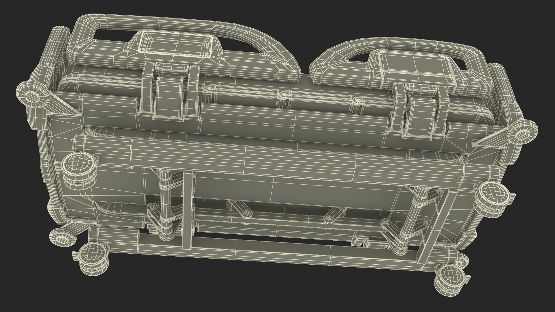 3D Smart Hospital Bed model