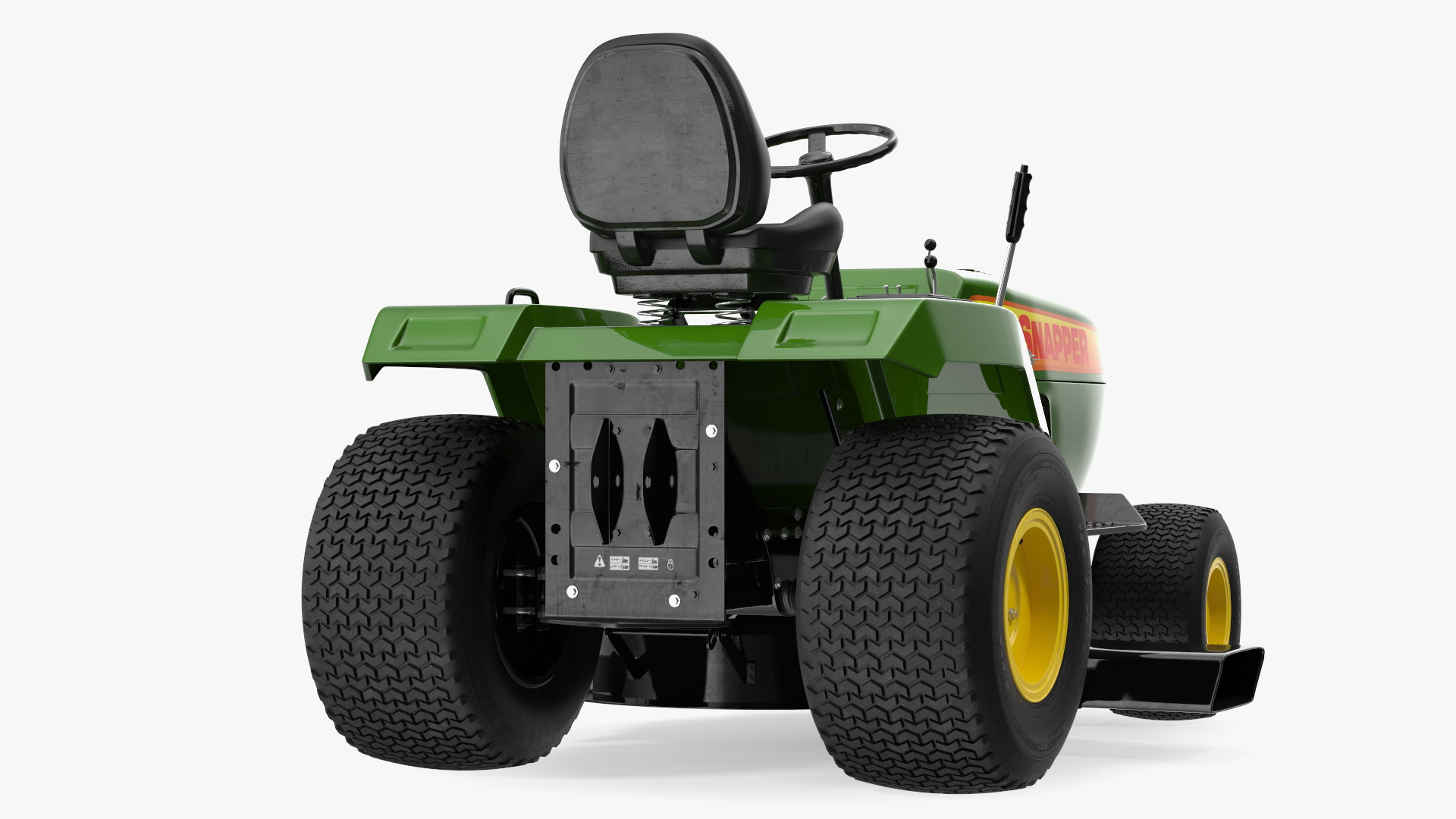 3D Snapper Lawn Tractor Rigged for Maya