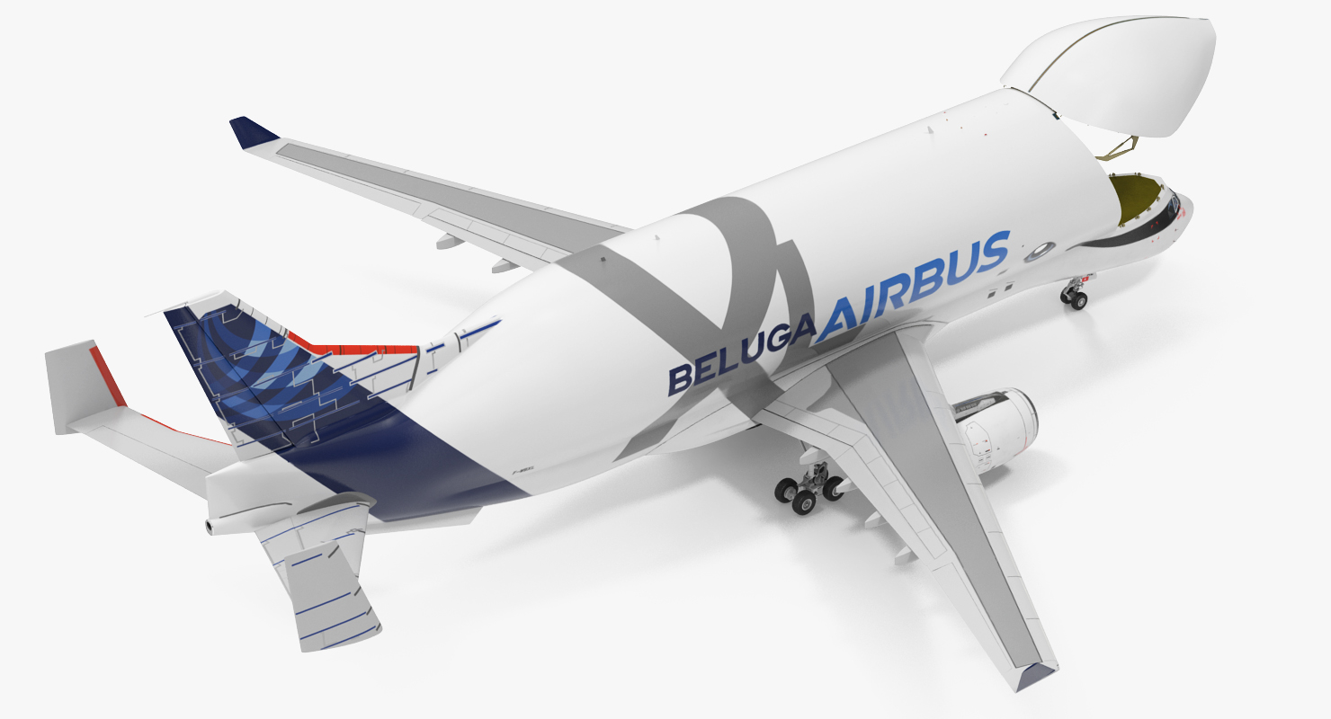 3D Airbus Beluga XL Large Transport Aircraft