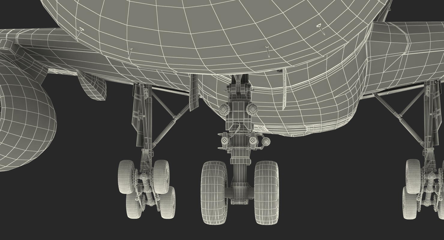 3D Airbus Beluga XL Large Transport Aircraft