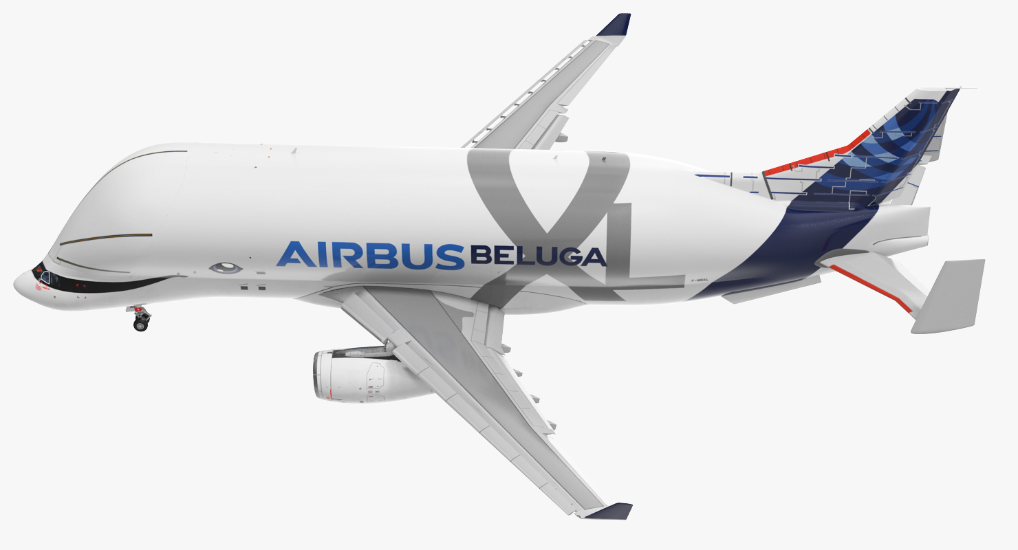 3D Airbus Beluga XL Large Transport Aircraft