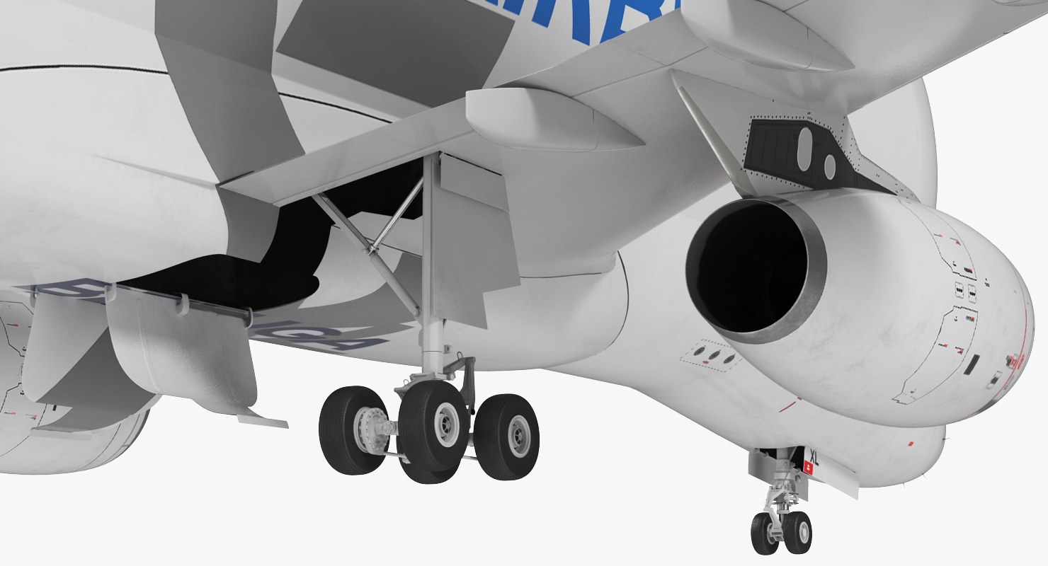 3D Airbus Beluga XL Large Transport Aircraft