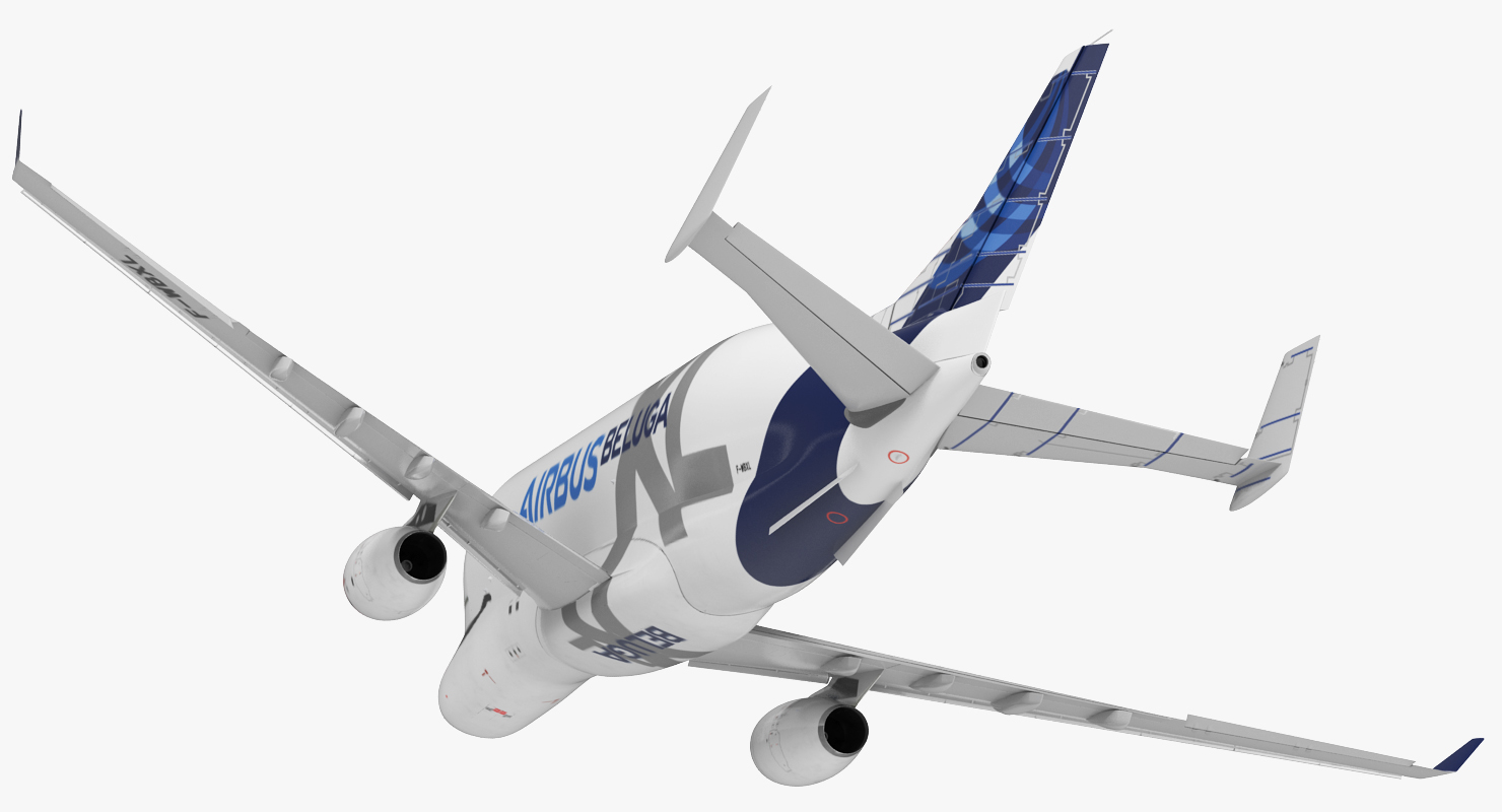 3D Airbus Beluga XL Large Transport Aircraft