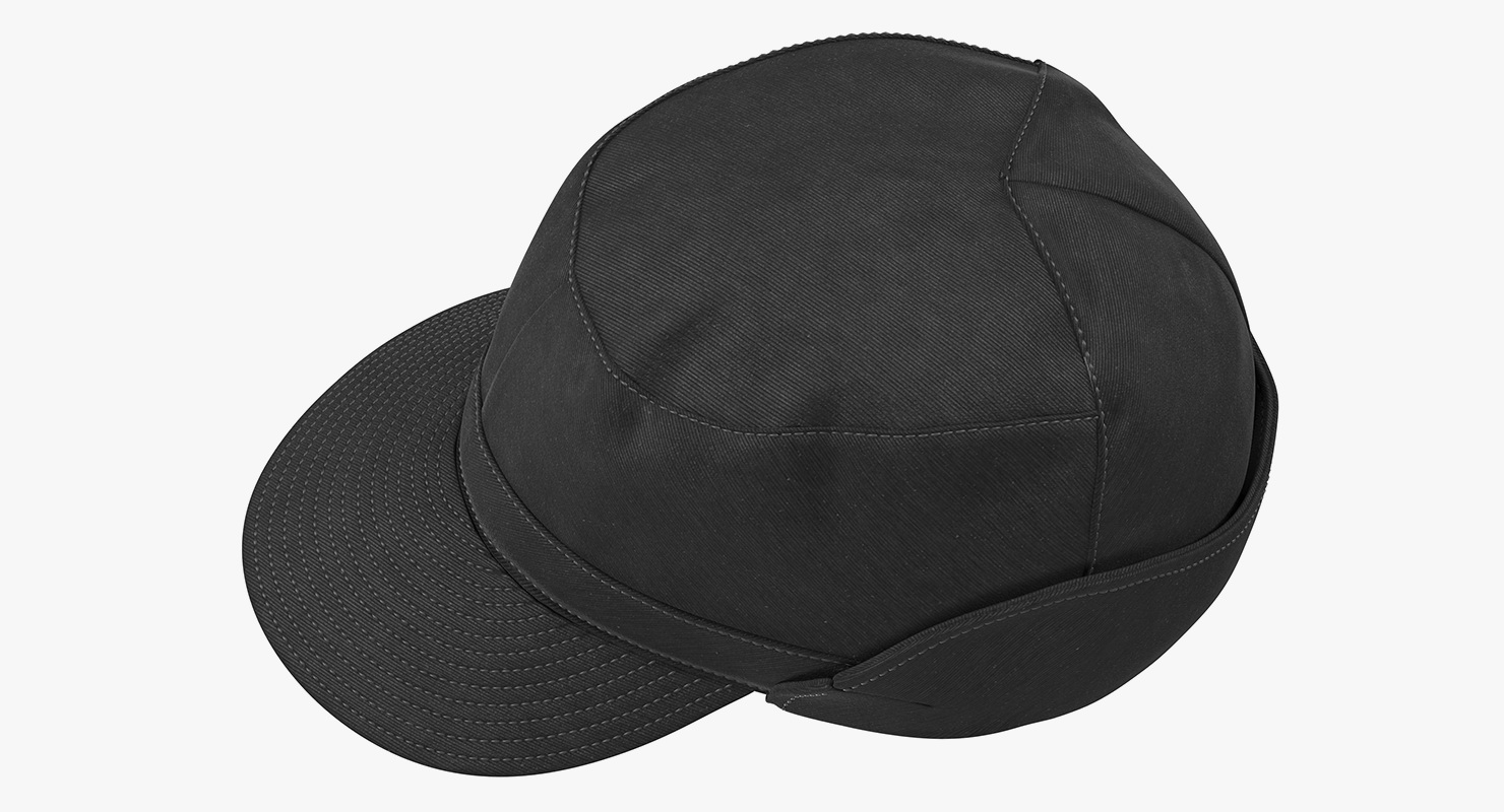 3D model Black Field Hat