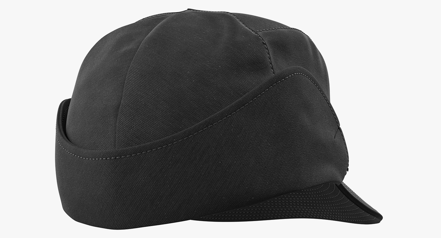 3D model Black Field Hat